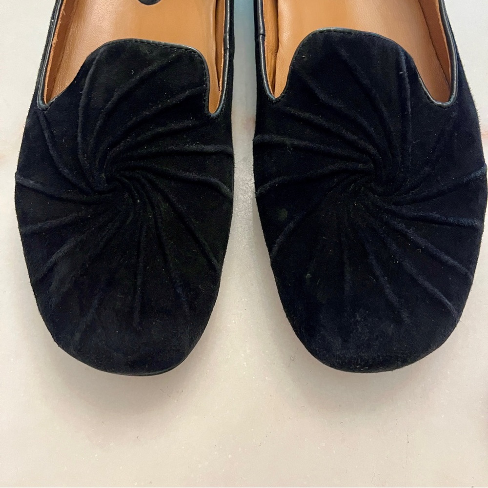 Earthies Zuma Suede Smoking Slippers Loafers Moccasin in Black Sz 10 - Picture 7 of 15